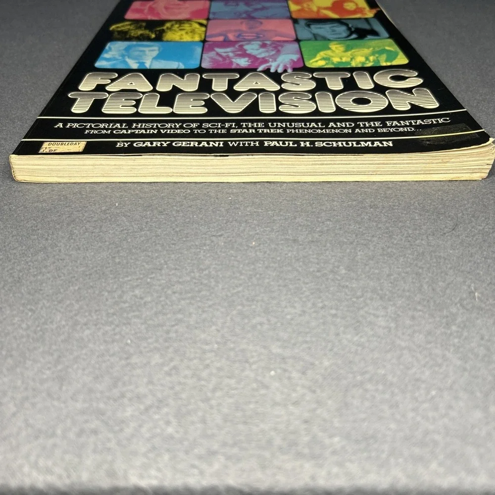 FANTASTIC TELEVISION Gary Gerani Paul Schulman 1977 Harmony Books Vintage Movies